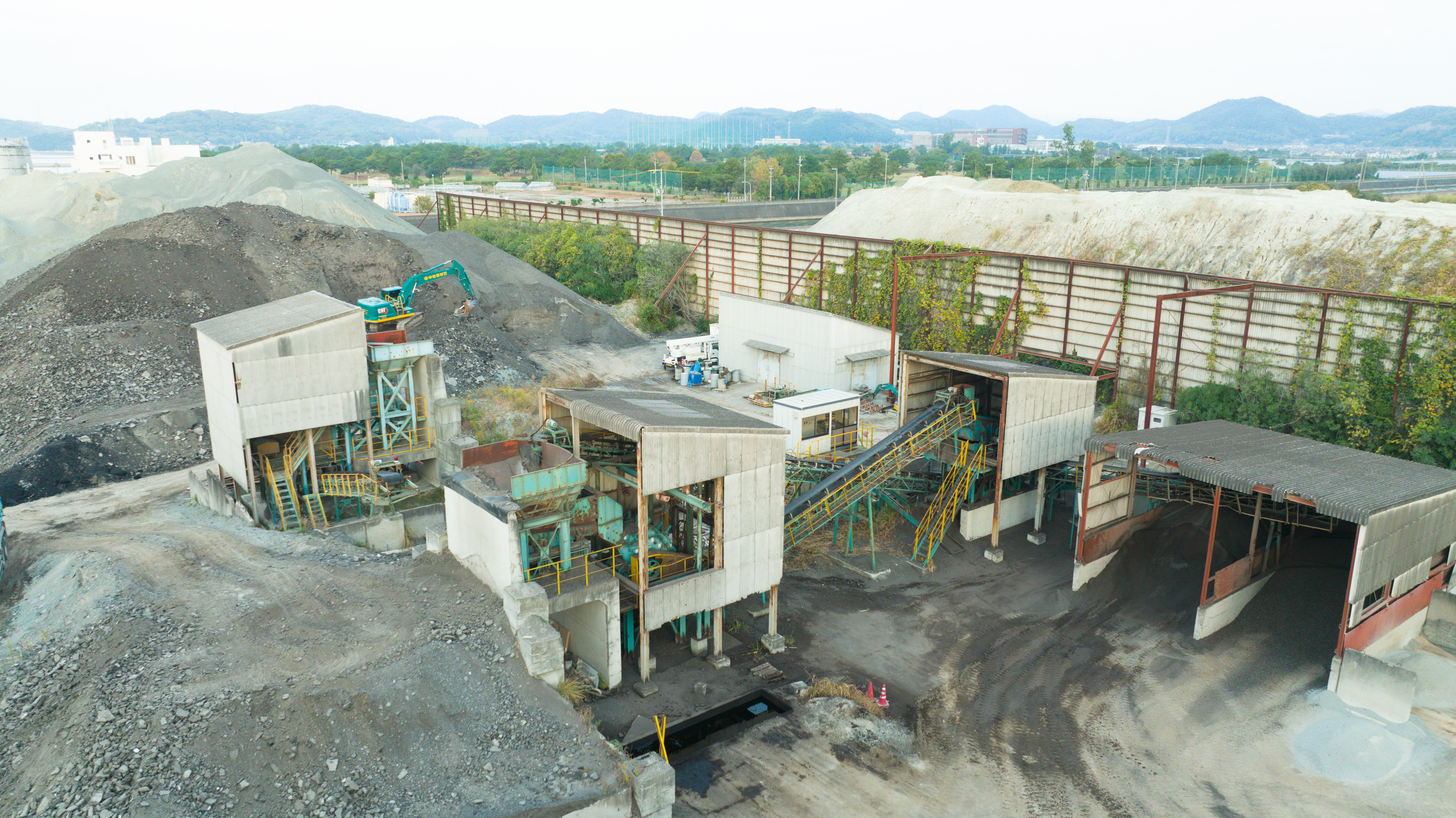 専用設備、車輌などを多数保有